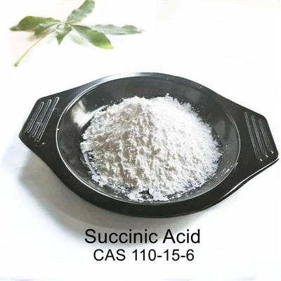 Provvista tal-Fabbrika taċ-Ċina 99% Aċidu Succinic CAS 110-15-6